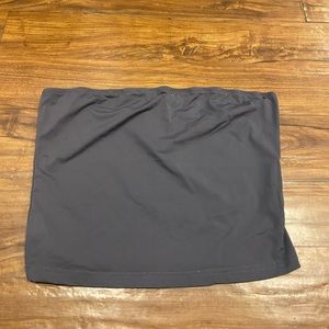 Princess Polly tube top in charcoal gray